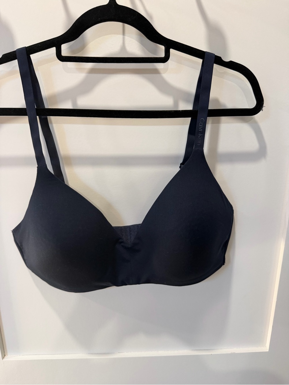 Calvin Klein Black Seamless Molded Bra